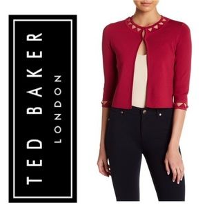 NWOT Ted Baker Lissye Cutout Cardigan